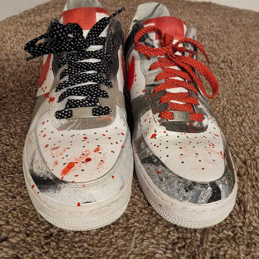 CUSTOM Nike Air Force Ones - Picture 6 of 7